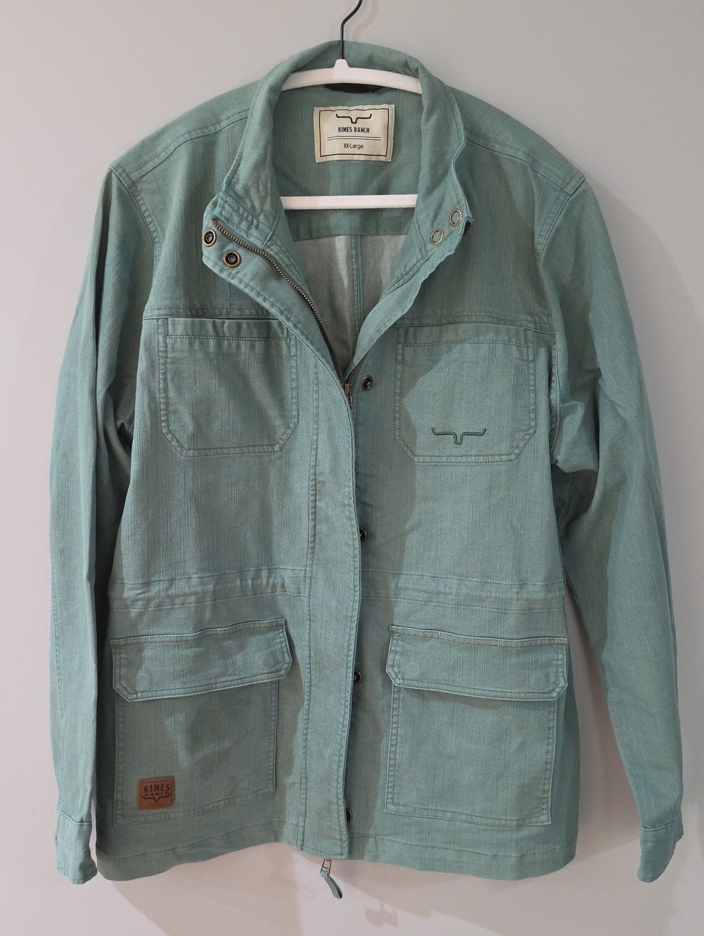Kimes Ranch Lightweight Utility Jacket in Sage